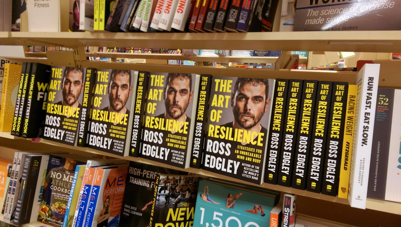 The Art of Resilience had almost a whole shelf to itself when I bought it in Sydney — plus another small shelf around the corner from this one, plus another spot elsewhere in the shop - Instant Bookshelf to Survive The Apocalypse - Survival Books - Survival, Sustainable Living